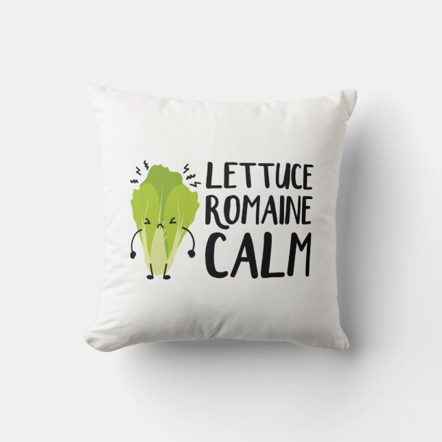 Lettuce Romaine Calm Cushion (Front)