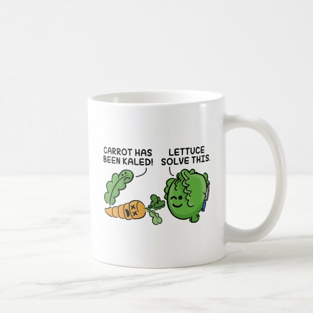 Lettuce Solve This Coffee Mug (Right)