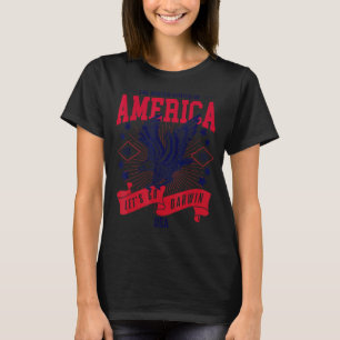 Letu2019s Go Darwin Vintage  Natural Selection Usa T-Shirt