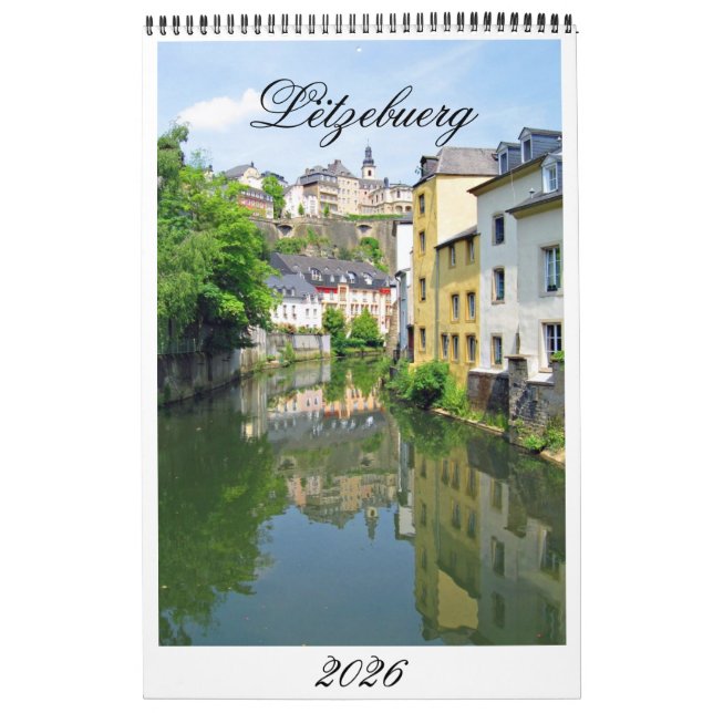 Lëtzebuerg 2026 calendar (Cover)