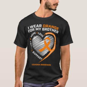 Leukaemia Awareness  Brother Kids Leukaemia Awaren T-Shirt