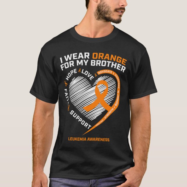 Leukaemia Awareness  Brother Kids Leukaemia Awaren T-Shirt (Front)