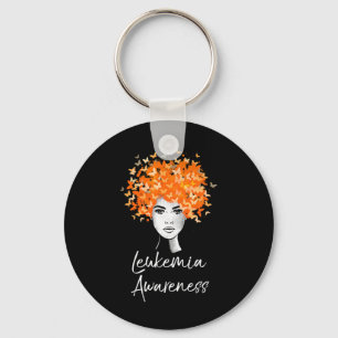 Leukaemia Awareness Butterflies Gift Key Ring