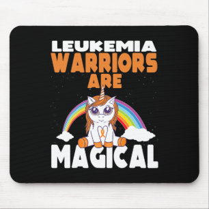 Leukaemia Awareness Cute Magical Unicorn Blood Can Mouse Pad