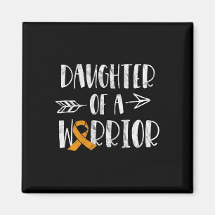 Leukaemia Awareness Daughter Of A Warrior Blood Ca Magnet
