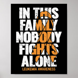 Leukaemia Awareness  Family Support Leukaemia Awar Poster