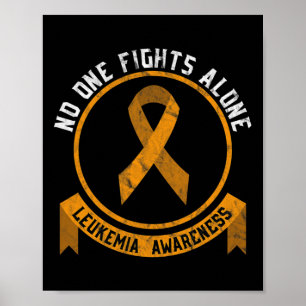 Leukaemia Awareness Fight The Stigma Blood Cancer  Poster