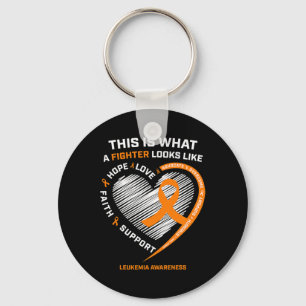 Leukaemia Awareness Fighter Gifts Men Women Mum Da Key Ring