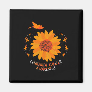 Leukaemia Awareness Flowers Gift Leukaemia Magnet