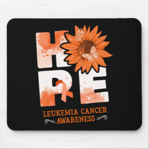 Leukaemia Awareness Flowers Mouse Pad