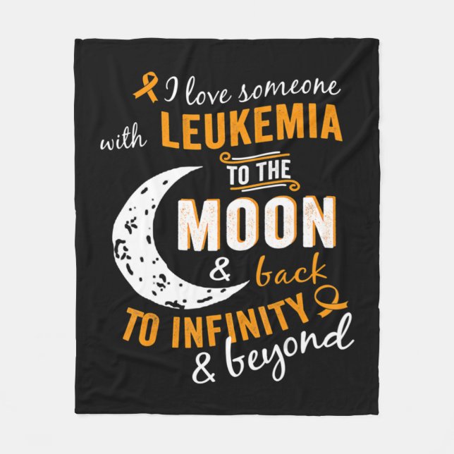 Leukaemia Awareness  For WomenKid  Leukaemia  Fleece Blanket (Front)
