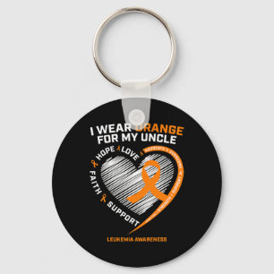 Leukaemia Awareness Gifts Uncle Women Kids Leukaem Key Ring