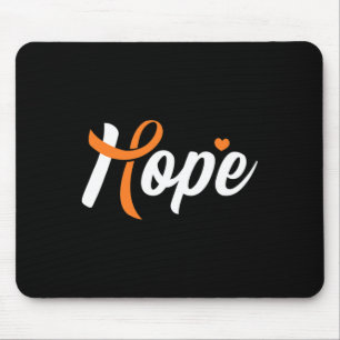 Leukaemia Awareness Hope Blood Cancer Fighter Warr Mouse Pad
