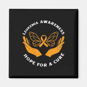 Leukaemia Awareness Hope For A Cure Blood Cancer Magnet