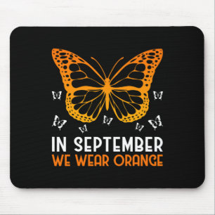 Leukaemia Awareness In September We Wear Orange Bu Mouse Pad