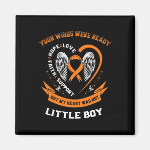 Leukaemia Awareness Little Boy Childhood Cancer So Magnet