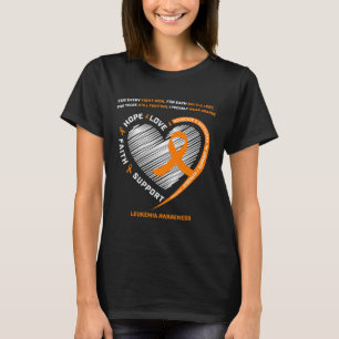 Leukaemia Awareness Men Women Kids Family Leukaemi T-Shirt