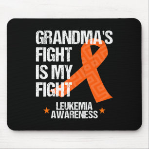 Leukaemia Awareness Month Grandma Fight Orange Rib Mouse Pad