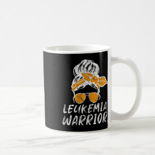 Leukaemia Awareness Month Messy Bun Retro Women's Coffee Mug
