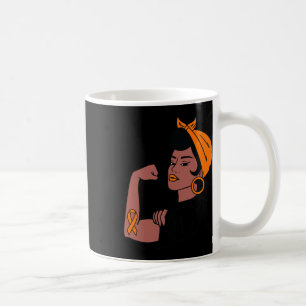Leukaemia Awareness Month Orange Ribbon Warriors W Coffee Mug