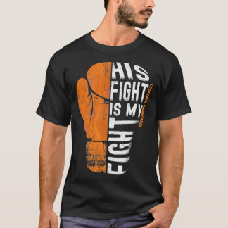 Leukaemia Awareness  Orange Boxing Glove  T-Shirt