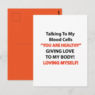 Leukaemia Awareness Postcard