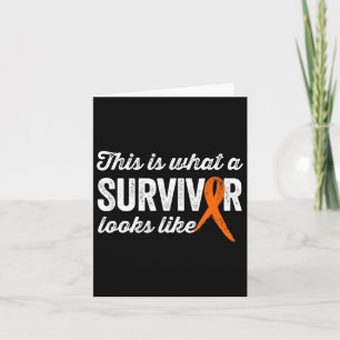 Leukaemia Awareness Products Blood Cancer Survivor Card