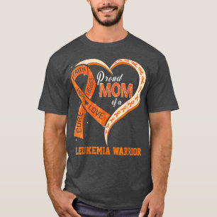 Leukaemia Awareness Proud Mum Of A Leukaemia Warri T-Shirt