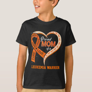 Leukaemia Awareness Proud Mum Of A Leukaemia Warri T-Shirt