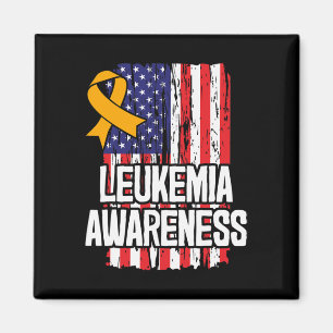 Leukaemia Awareness Ribbon - Leukaemia Survivor Magnet