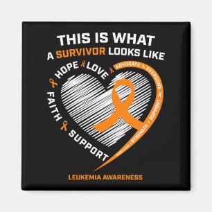Leukaemia Awareness Shirts Survivor Gifts Men Wome Magnet