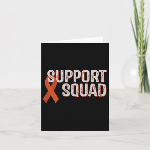 Leukaemia Awareness Support Squad Comfort Colours Card