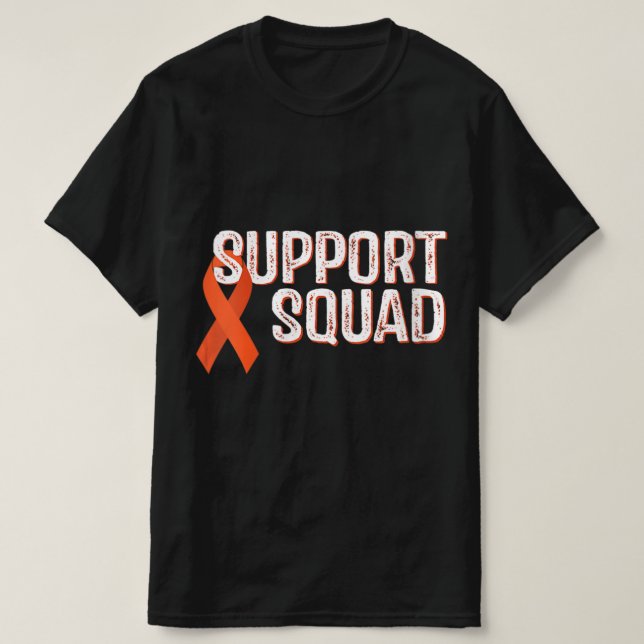 Leukaemia Awareness Support Squad   T-Shirt (Design Front)