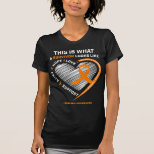 Leukaemia Awareness Survivor Gifts Men Women Kids T-Shirt