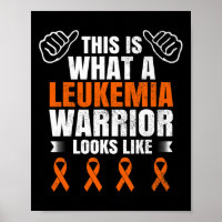 Leukaemia Awareness Survivor Warrior Ribbon Recove