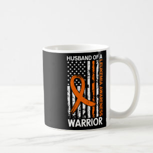 Leukaemia Awareness Usa Us American Flag For Husby Coffee Mug