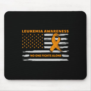 Leukaemia Awareness We Fight Cancer Together Cure Mouse Pad