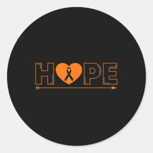 Leukaemia Blood Cancer Awareness Apparel And Gifts Classic Round Sticker