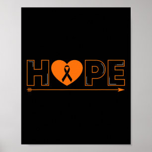 Leukaemia Blood Cancer Awareness Apparel And Gifts Poster