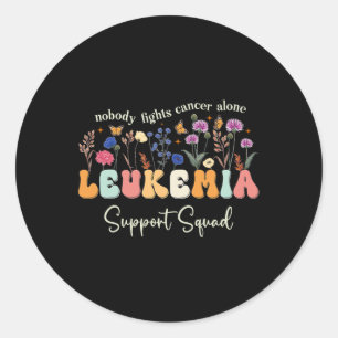 Leukaemia Blood Cancer Awareness Funny Leukaemia S Classic Round Sticker