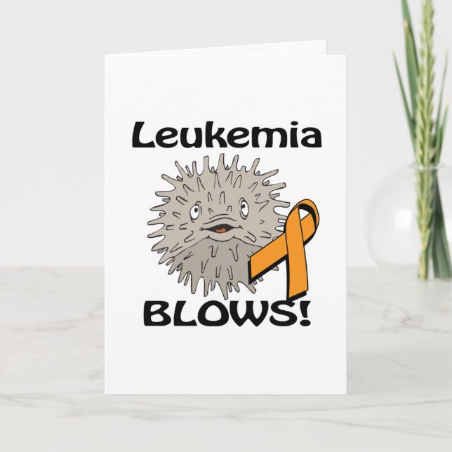 Leukaemia Blows Awareness Design Card (Front)