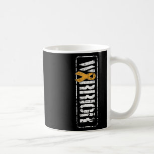 Leukaemia Cancer Awareness - Military Warrior Ribb Coffee Mug