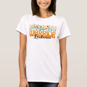leukaemia cancer awareness shirt wildflower