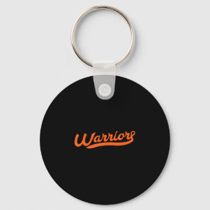 Leukaemia cancer awareness warrior orange ribbon  key ring