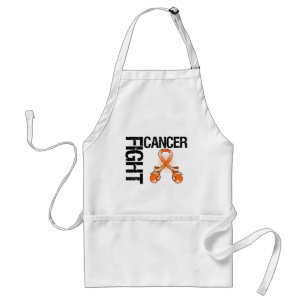Leukaemia Cancer Fight Boxing Gloves Standard Apron