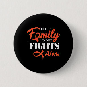 Leukaemia Cancer Fight Cancer Ribbon  6 Cm Round Badge