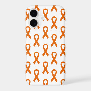 Leukaemia Cancer Orange Ribbon Phone Case