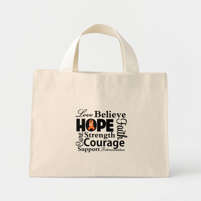 Leukaemia Collage of Hope Mini Tote Bag (Front)