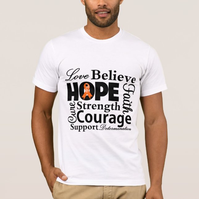 Leukaemia Collage of Hope T-Shirt (Front)
