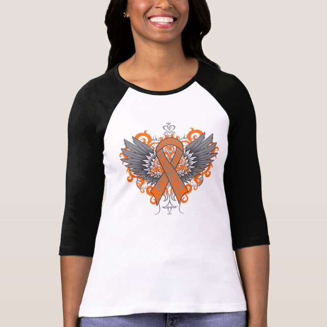 Leukaemia Cool Wings T-Shirt (Front)